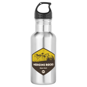 Botella De Agua Parque estatal Medicine Rocks Montana