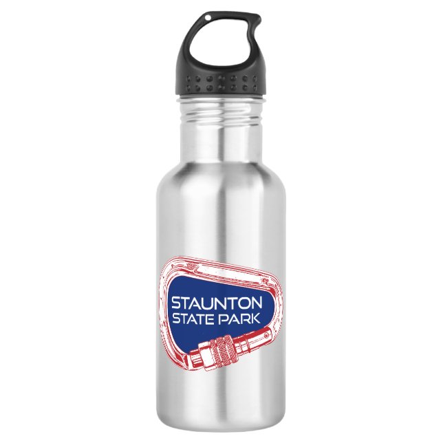 Botella De Agua Parque Estatal Staunton Colorado Climbing Carabine (Anverso)