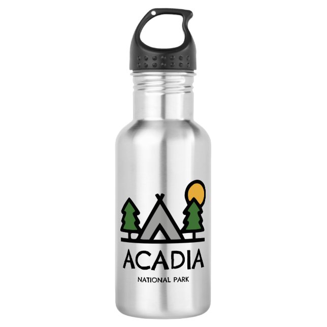 Botella De Agua Parque nacional Acadia (Anverso)