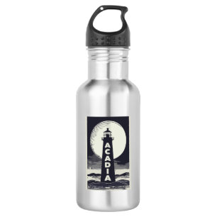 Botella De Agua Parque nacional Acadia Faro Luna