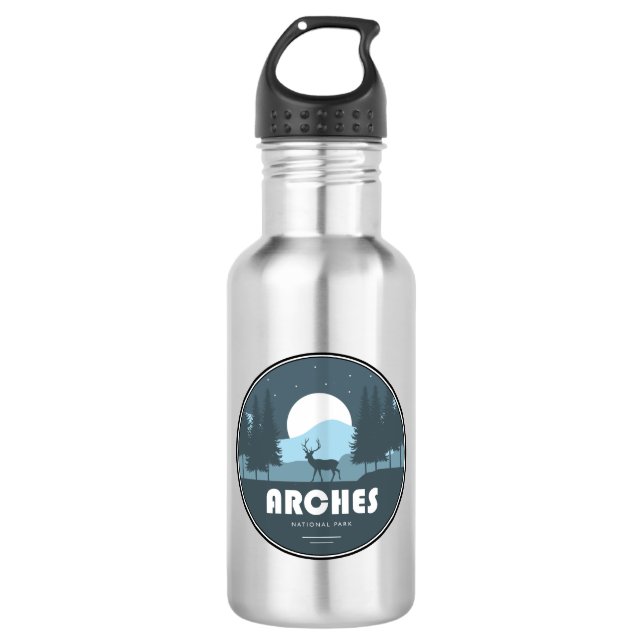Botella De Agua Parque nacional Arches Deer (Anverso)