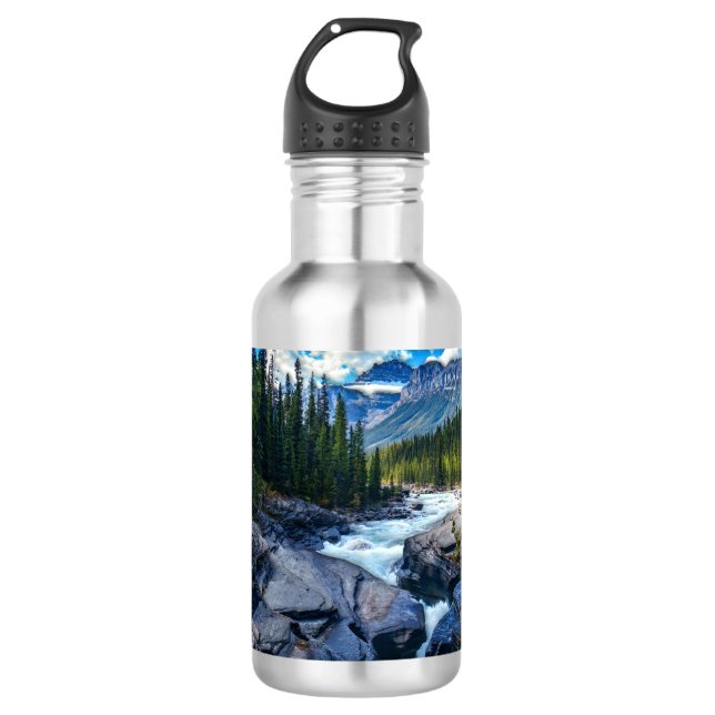 Botella De Agua Parque nacional Banff Alberta Canada (Anverso)