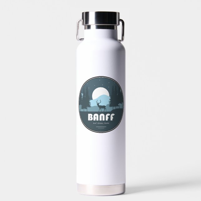 Botella De Agua Parque nacional Banff Deer (Delantero)