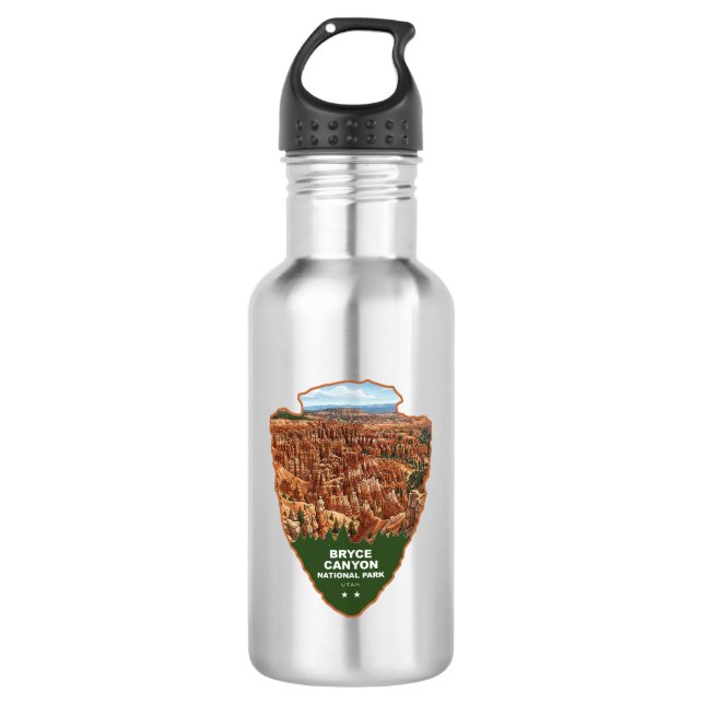 Botella De Agua Parque Nacional Bryce Canyon Punta de Flecha (Anverso)
