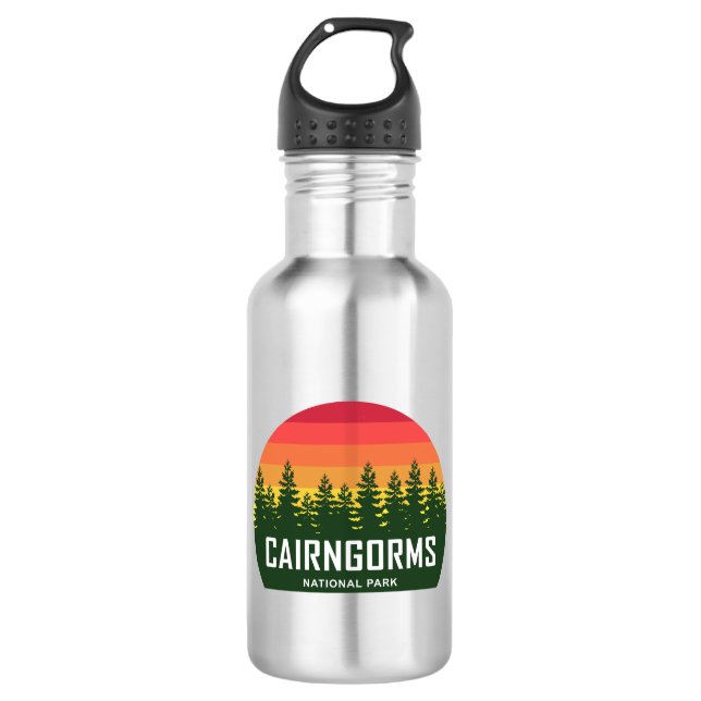 Botella De Agua Parque nacional Cairngorms (Anverso)
