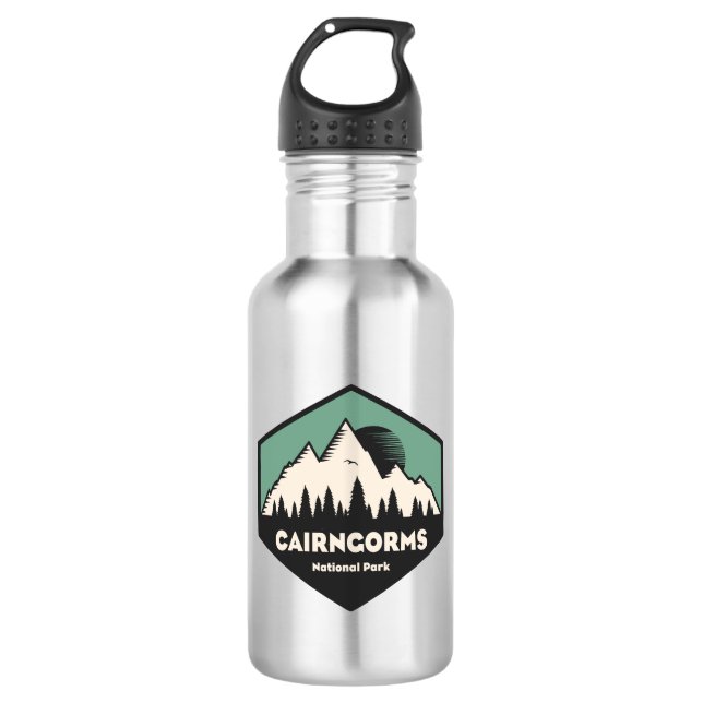 Botella De Agua Parque nacional Cairngorms Escocia (Anverso)