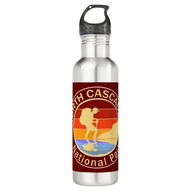 Botella De Agua Parque nacional Cascades del Norte (Anverso)