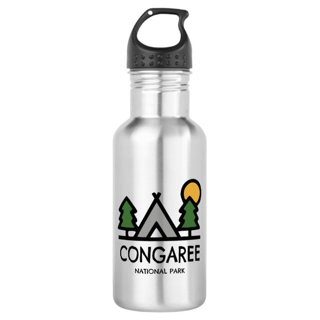 Botella De Agua Parque nacional Congaree (Anverso)