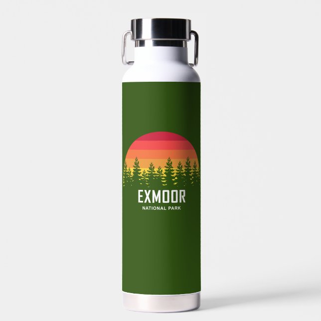 Botella De Agua Parque Nacional de Exmoor (Delantero)