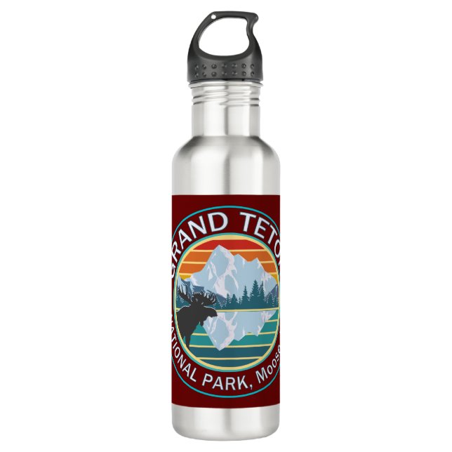 Botella De Agua Parque nacional de Grand Teton (Anverso)