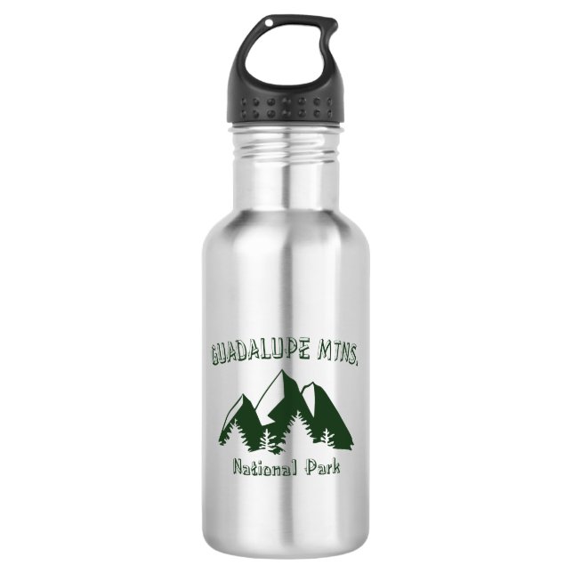 Botella De Agua Parque nacional de las Montañas Guadalupe (Anverso)