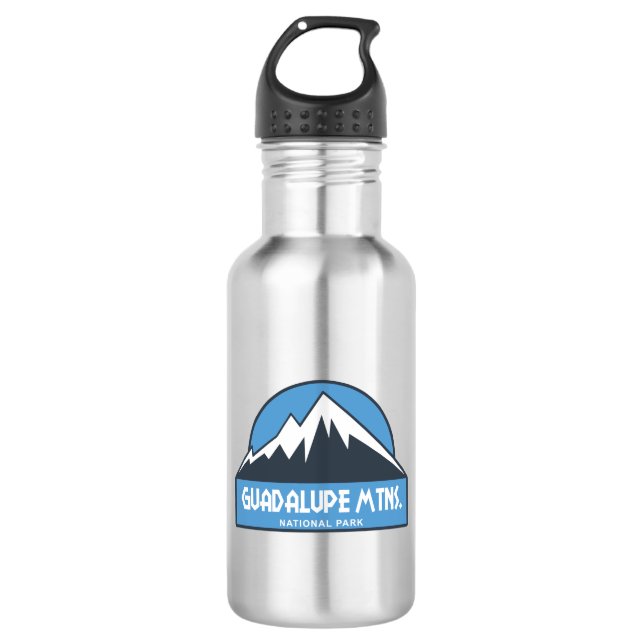 Botella De Agua Parque nacional de las Montañas Guadalupe (Anverso)