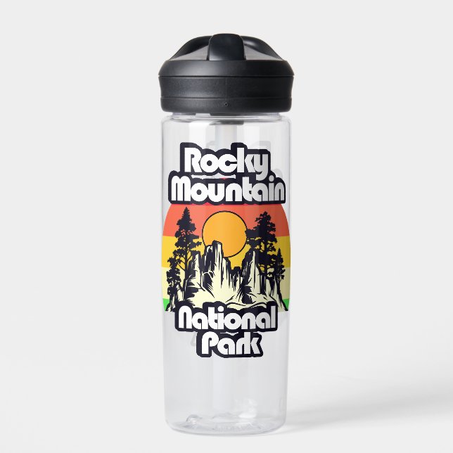Botella De Agua Parque nacional de las Montañas Rocosas (Delante)