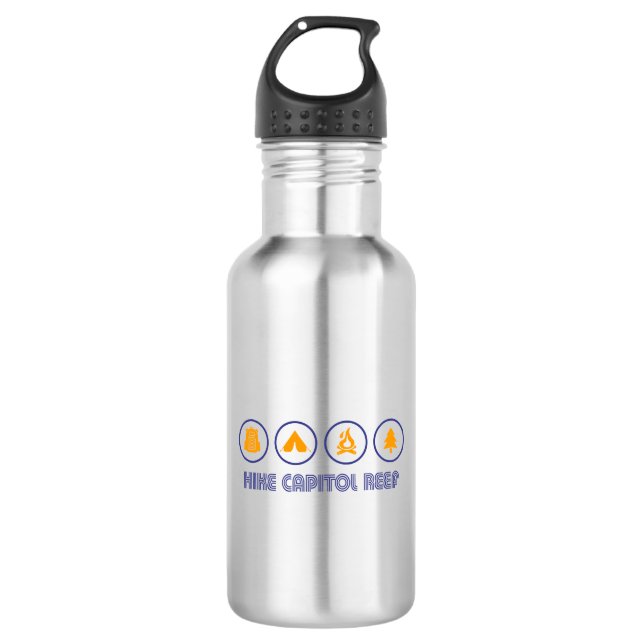 Botella De Agua Parque nacional de los arrecifes del Capitolio (Anverso)