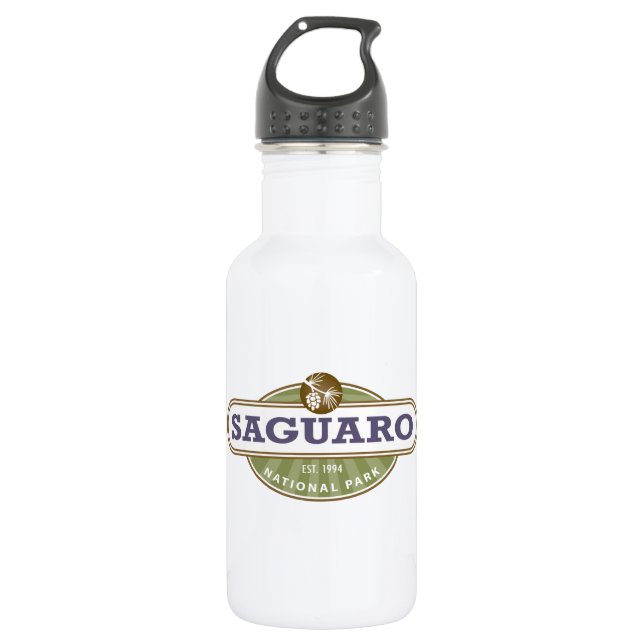 Botella De Agua Parque nacional de Saguaro (Anverso)