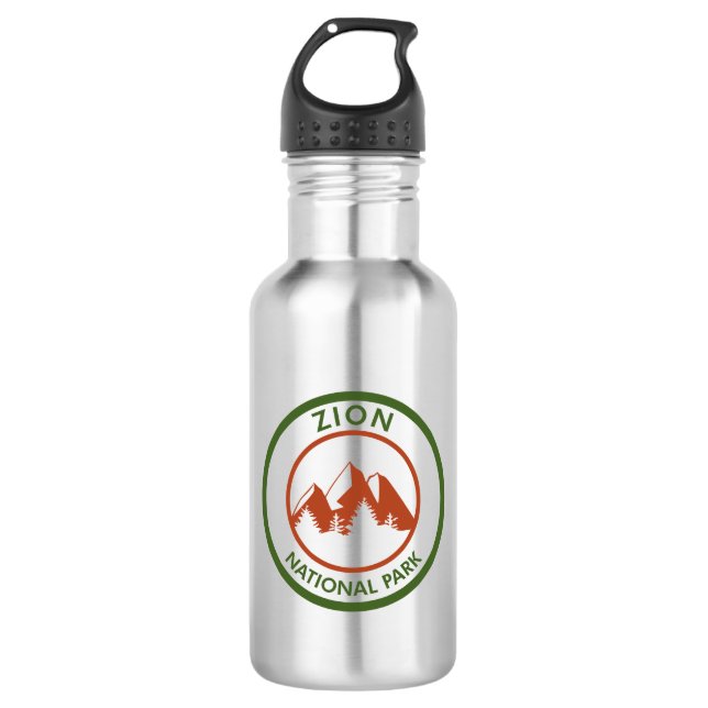 Botella De Agua Parque nacional de Zion (Anverso)