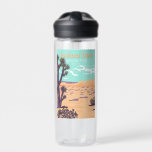 Botella De Agua Parque nacional del árbol de Joshua Tule Springs V<br><div class="desc">Obra vectorial de Joshua Tree. El parque se llama así por los retorcidos árboles de Joshua,  el parque a lo largo del desierto de Colorado,  salpicado de cactus,  y el desierto de Mojave.</div>