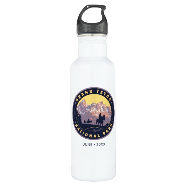 Botella De Agua Parque nacional del Gran Tetón (Anverso)