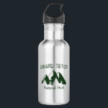 Botella De Agua Parque nacional del Gran Tetón<br><div class="desc">Es la cordillera más icónica de Estados Unidos. El Grand Teton y las cumbres de los alrededores son casi perfectas. ¡Muestra tu amor por los tetones!</div>