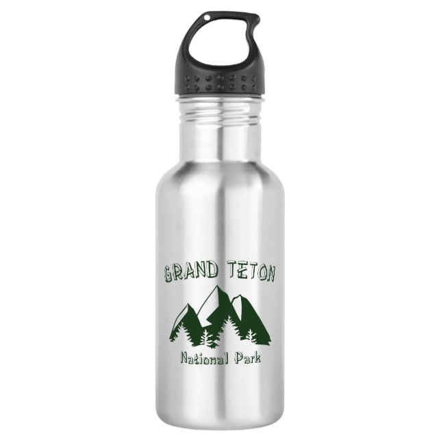 Botella De Agua Parque nacional del Gran Tetón (Anverso)