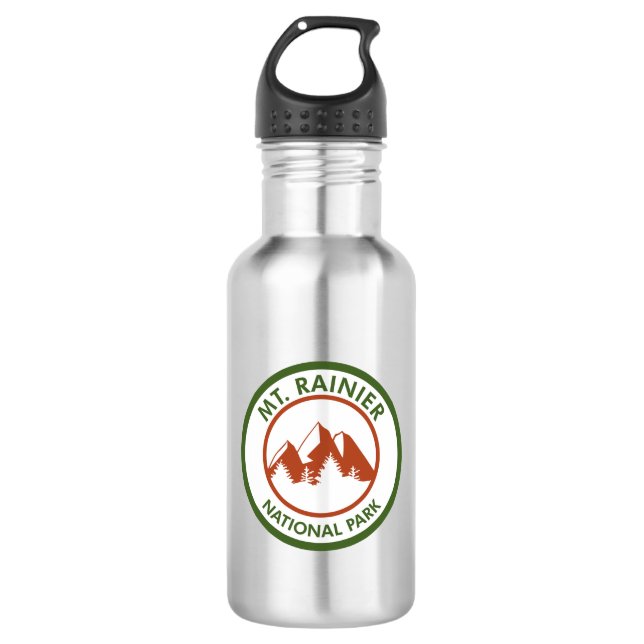 Botella De Agua Parque nacional del Monte Rainier (Anverso)