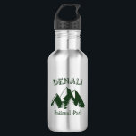 Botella De Agua Parque nacional Denali<br><div class="desc">Denali se encuentra a los pies de la cordillera de Alaska y es la montaña más alta de América del Norte.</div>