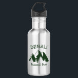 Botella De Agua Parque nacional Denali<br><div class="desc">Denali se encuentra a los pies de la cordillera de Alaska y es la montaña más alta de América del Norte.</div>