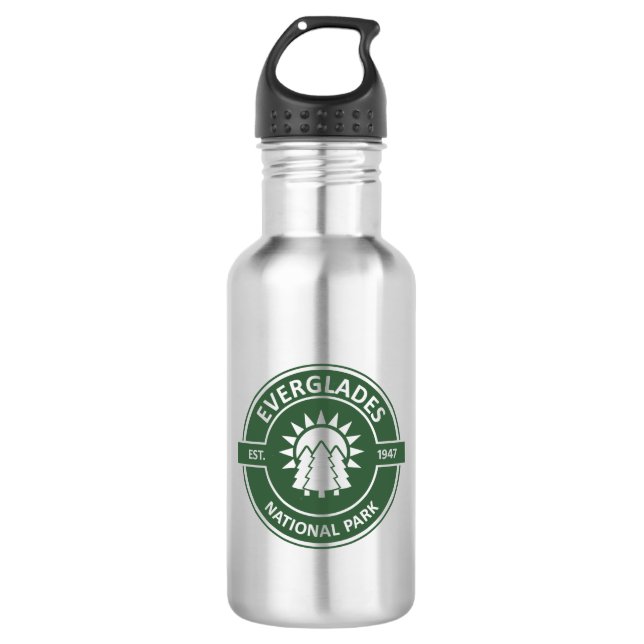 Botella De Agua Parque nacional Everglades (Anverso)