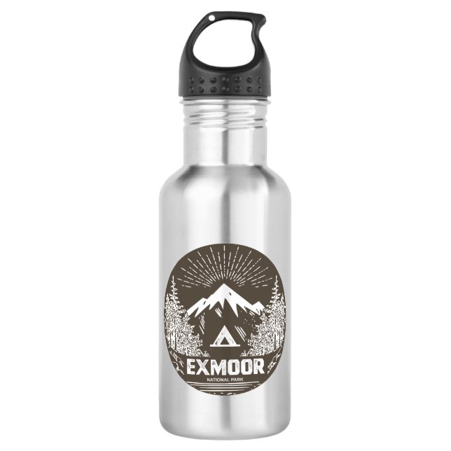 Botella De Agua Parque Nacional Exmoor (Anverso)