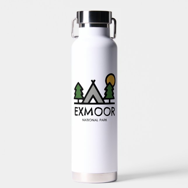 Botella De Agua Parque Nacional Exmoor (Delantero)