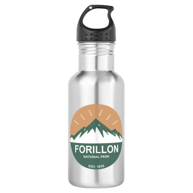 Botella De Agua Parque nacional Forillon (Anverso)