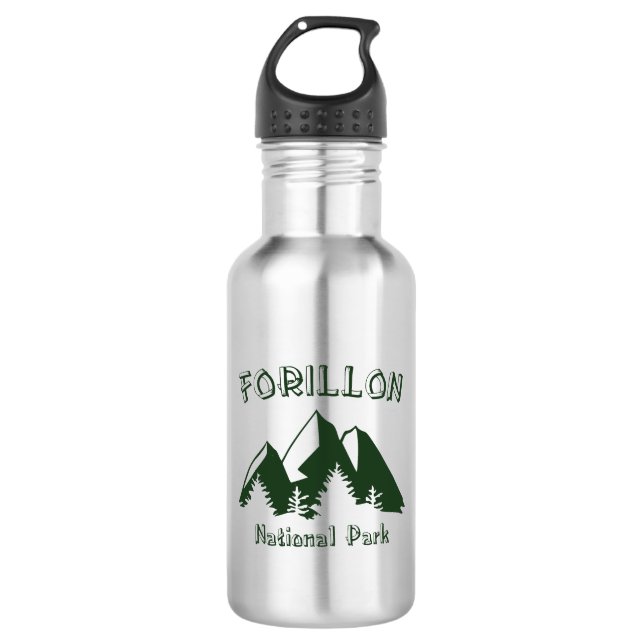 Botella De Agua Parque nacional Forillon (Anverso)