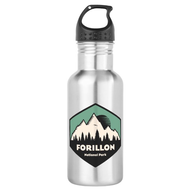Botella De Agua Parque nacional Forillon (Anverso)