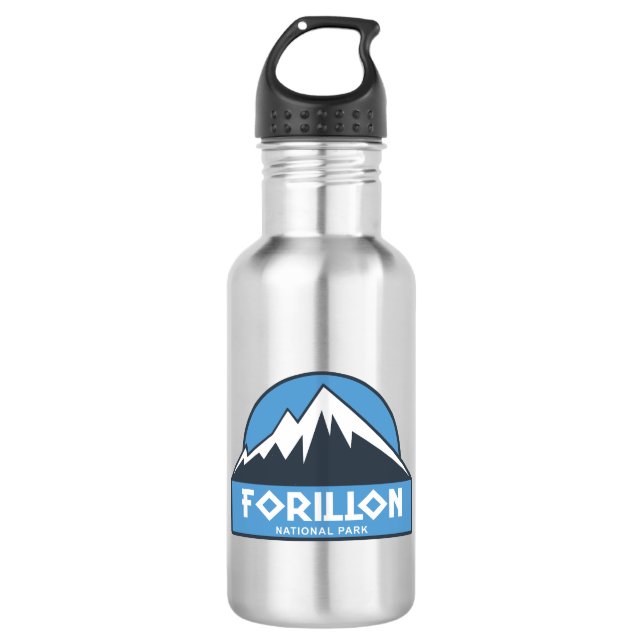 Botella De Agua Parque nacional Forillon (Anverso)
