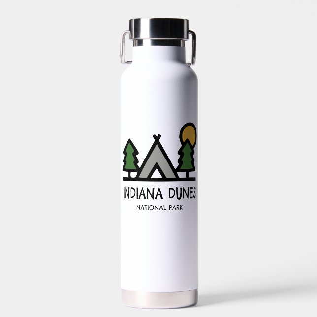 Botella De Agua Parque Nacional Indiana Dunes (Delantero)