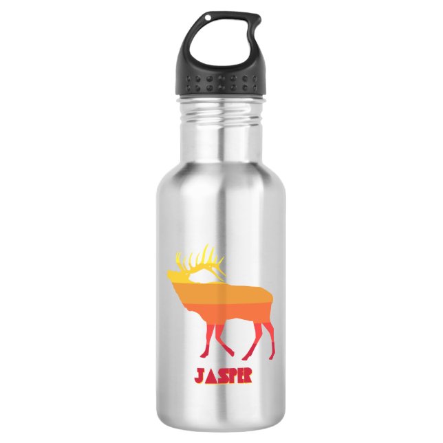 Botella De Agua Parque nacional Jasper Elk (Anverso)