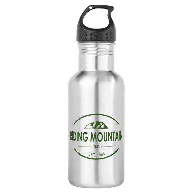 Botella De Agua Parque nacional Montaña Riding (Anverso)