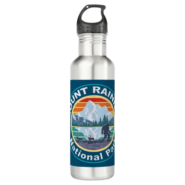Botella De Agua Parque nacional Monte Rainier (Anverso)