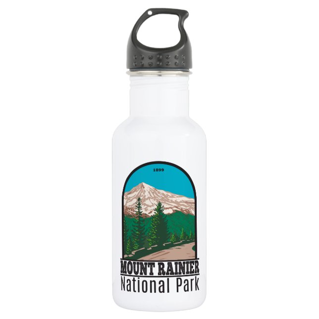 Botella De Agua Parque nacional Mount Rainier (Anverso)