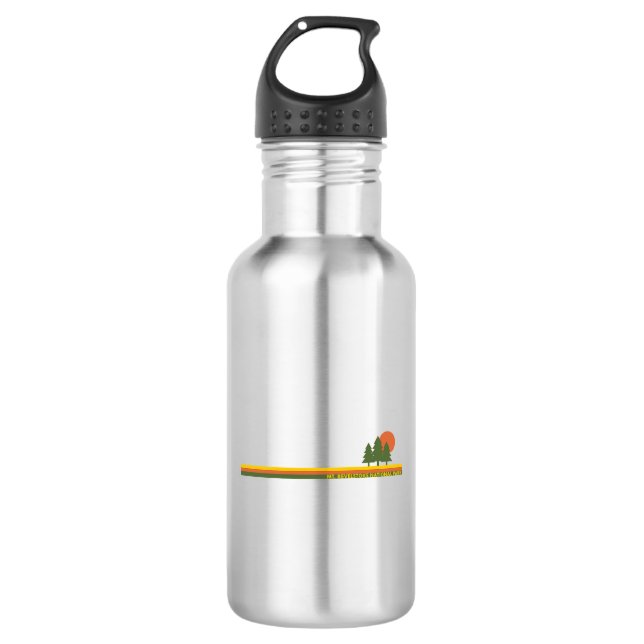 Botella De Agua Parque nacional Mount Revelstoke Pine Trees Sun (Anverso)