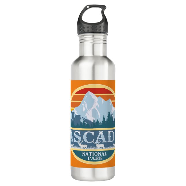 Botella De Agua Parque Nacional North Cascades (Anverso)