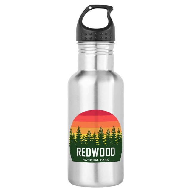 Botella De Agua Parque nacional Redwood (Anverso)