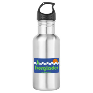 Botella De Agua Parque Nacional Retro de Everglades