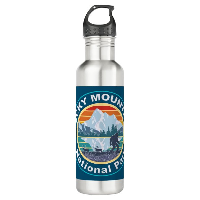 Botella De Agua Parque nacional Rocky Mountain Bigfoot (Anverso)