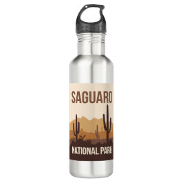 Botella De Agua Parque nacional Saguaro Arte de viajes mínimo