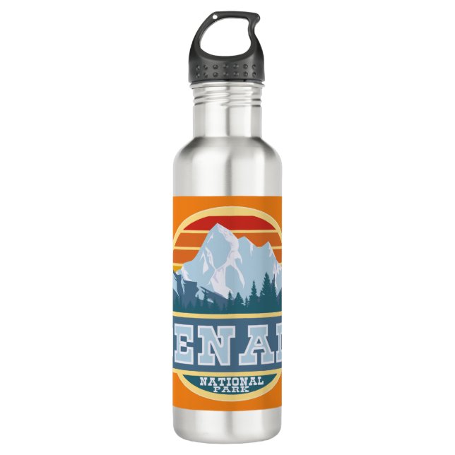 Botella De Agua Parque nacional y preservación de Denali (Anverso)