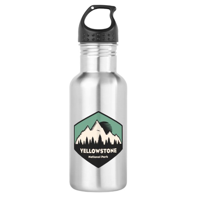Botella De Agua Parque nacional Yellowstone (Anverso)