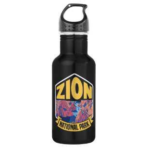 Botella De Agua Parque nacional Zion, Retro de Utah