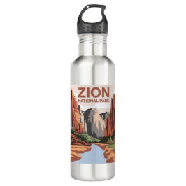 Botella De Agua Parque nacional Zion Viajes Arte