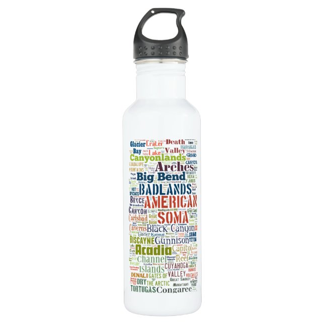 Botella De Agua Parques nacionales de Estados Unidos (Anverso)
